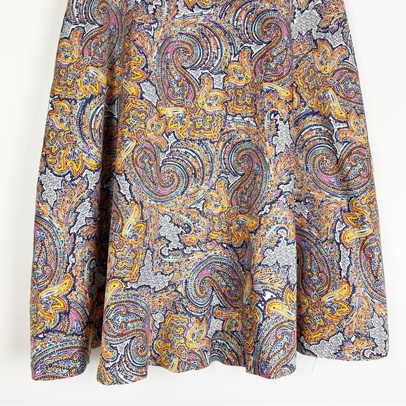 The Limited A Line Paisley Skirt Women’s Size M - Picture 12 of 13